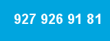 927 926 91 81